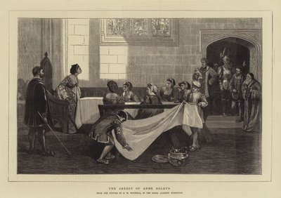 Arresteringen av Anne Boleyn av David Wilkie
