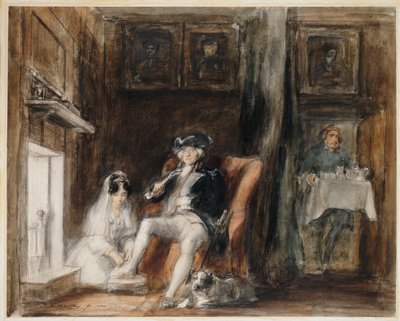 The Disabled Commodore in his retirement at Greenwich Hospital, 1830 av David Wilkie