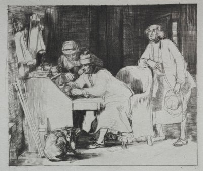 Det förlorade kvittot, 1824. av David Wilkie