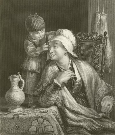Modern och barnet av David Wilkie