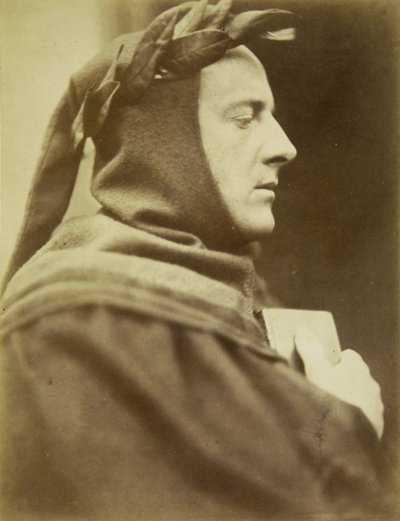 Prerafaelit: John Everett Millais (1829-1896) som Dante par Wynfield, David Wilkie (1837-1887) av David Wilkie Wynfield
