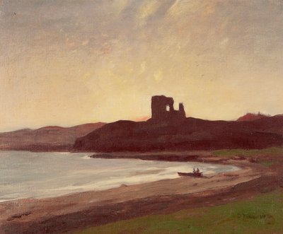 Aros, Isle of Mull (olja på duk) av David Young Cameron