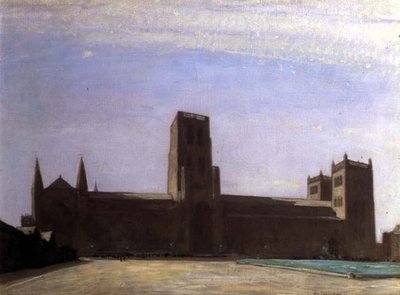 Durham Cathedral (olja på duk) av David Young Cameron