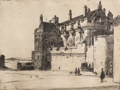 Palace of the Stuarts (etsning) av David Young Cameron