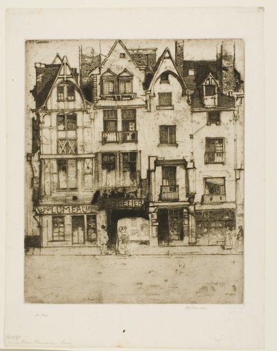 Place Plumereau, Tours av David Young Cameron