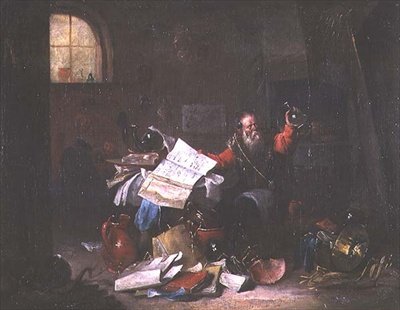 Alkemisten av David the Elder Teniers
