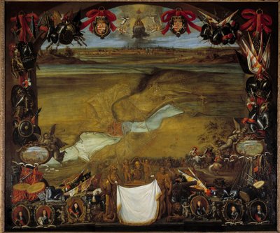 Valenciennes belägrade av de franska trupperna under befäl av Henri de La Tour d