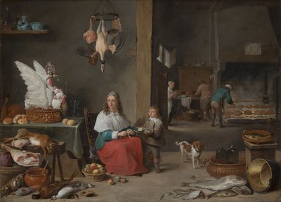 Köksinredning, 1644 av David Teniers the Younger