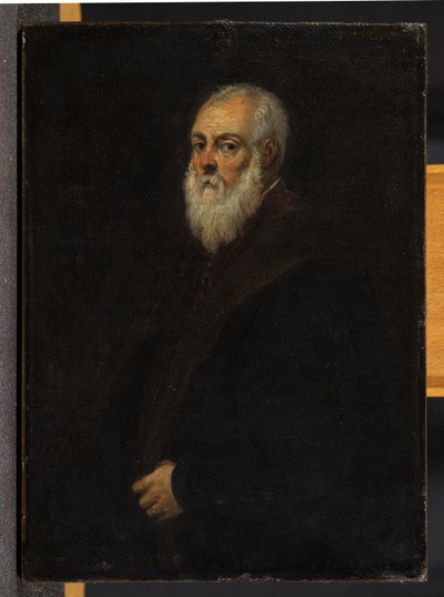 Porträtt av en skäggig man, efter Jacopo Tintoretto av David Teniers the Younger