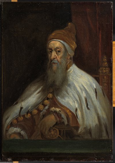 Porträtt av en doge (efter Jacopo Tintoretto (tillskriven)) av David Teniers the Younger