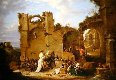 The Temptation of St. Anthony (olja på duk) av David Teniers the Younger