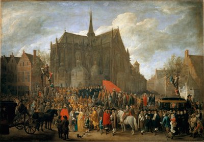 Spelet Papegai i Bryssel (Målning av David Teniers the Younger