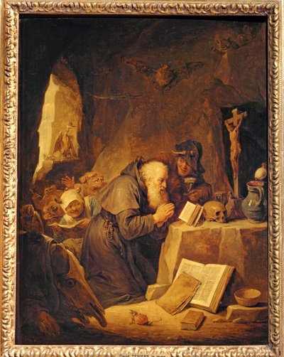 Sankt Antonius frestelse ... av David the Younger Teniers