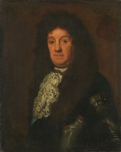 Porträtt av Cornelis Tromp (1629-91), viceamiral av Holland och Västra Friesland av David van der Plas