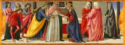 Jungfruns bröllop, ca. 1479. av Davide Ghirlandaio