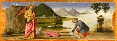 Tobias och ängeln, ca. 1479. av Davide Ghirlandaio