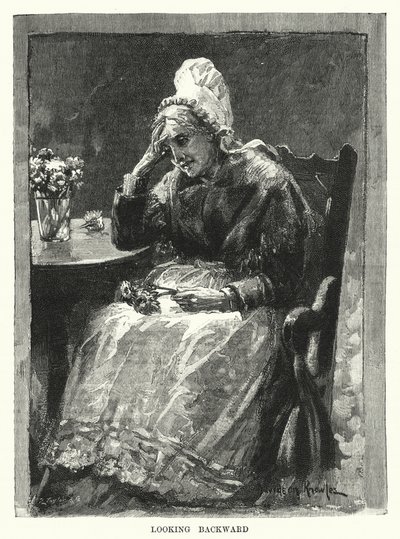 Titta bakåt (gravyr) av Davidson Knowles