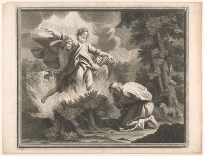 Mozes och har brinnande brambles av De Vernesson (II)