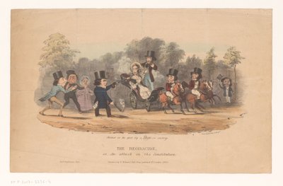 Aanslag op koningin Victoria, 1840 Reginacide, eller, en attack mot konstitutionen (titel på objekt) av Dean and Munday
