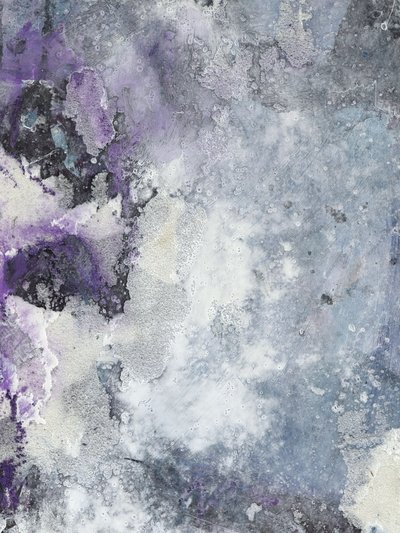 Kosmisk lila-grå textur av Deb Chaney