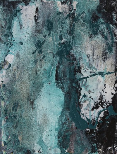 Tealgrunge-textur av Deb Chaney