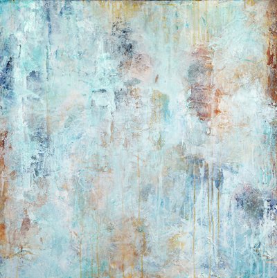 Lugnt vatten – abstrakt av Deb Chaney