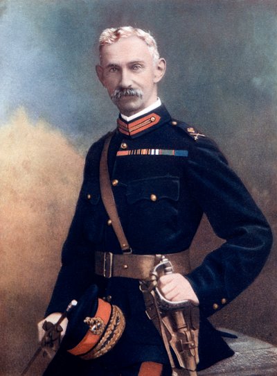 Generalmajor G Barton, befäl över 6:e infanteribrigaden, 1902 av Debenham and Smith