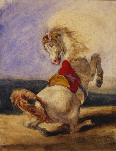 Uppfödande häst av Delacroix