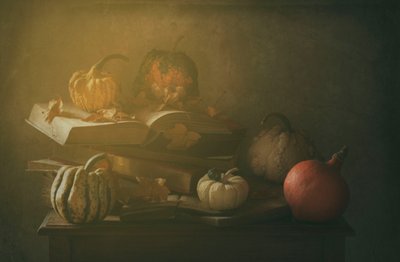 Höstböcker och pumpor av Delphine Devos