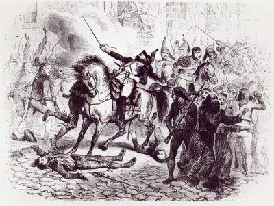 2 maj 1808, uppror i Madrid, från 