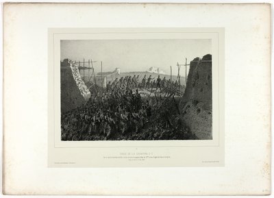 Capture of the Courtine 6-7, från Souvenirs of Italy: Rome Expedition av Denis Auguste Marie Raffet