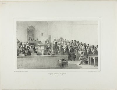 Boyardernas generalförsamling, Bukarest, Valakiet, 15 juli 1837 av Denis-Auguste-Marie Raffet