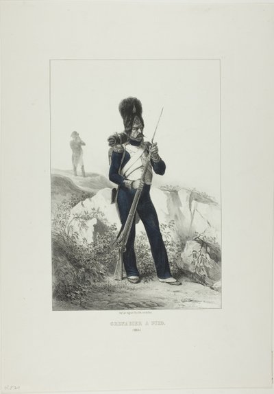 Grenadier zu Fuß, Elba von Denis-Auguste-Marie Raffet