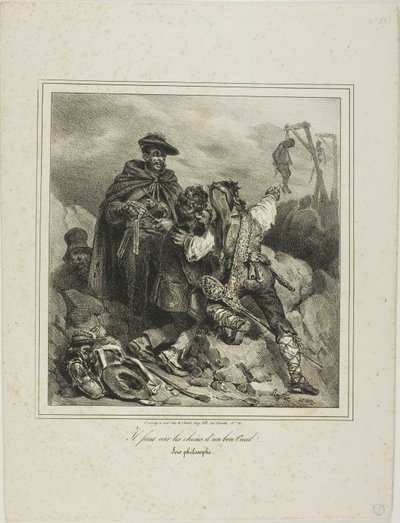Han måste se saker positivt! av Denis-Auguste-Marie Raffet