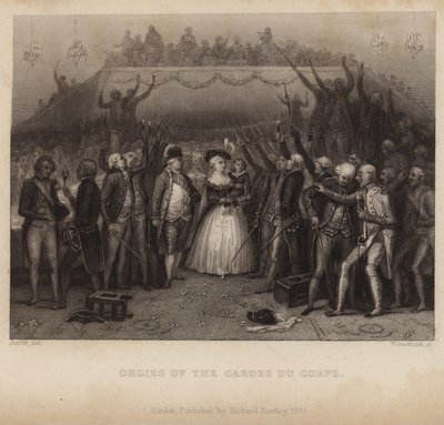 Orgies av Gardes du Corps av Denis Auguste Marie Raffet