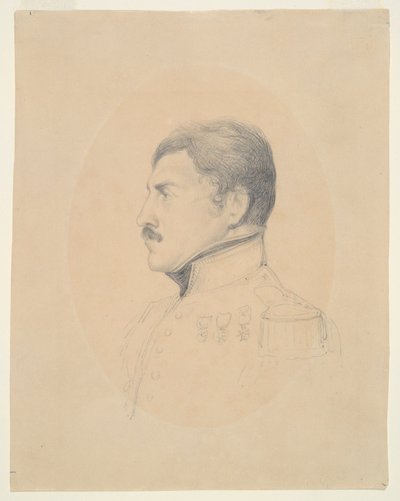 Porträtt av general Pelissier av Denis-Auguste-Marie Raffet
