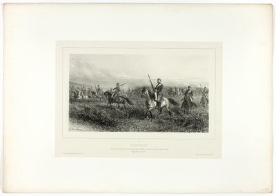 Erkännande, från Memories of Italy: Expedition från Rom av Denis Auguste Marie Raffet