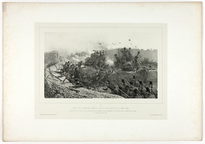 Utgång från den romerska garnisonen... från Souvenirs of Italy: Expedition to Rome av Denis Auguste Marie Raffet