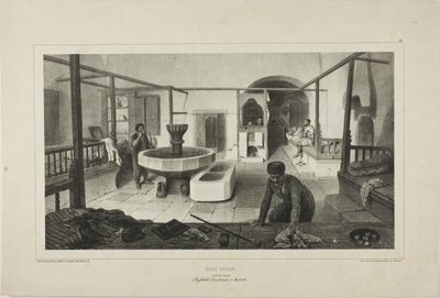 Tartarbad, vilorum av Denis-Auguste-Marie Raffet