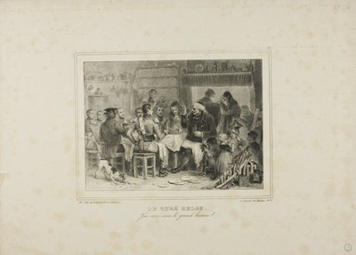 Den belgiske kuraten: Jag har tjänat under den store mannen! av Denis-Auguste-Marie Raffet