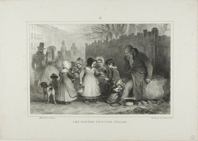 De duktiga små flickorna av Denis Auguste Marie Raffet