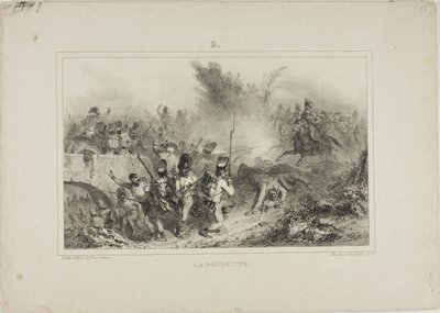 Die Verfolgung von Denis-Auguste-Marie Raffet