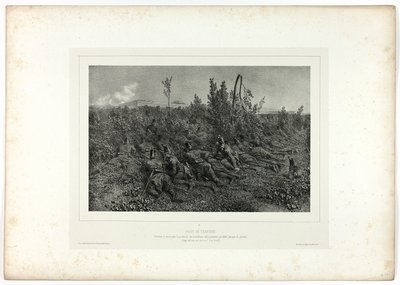 Trench guard, från Souvenirs of Italy: Rome Expedition av Denis Auguste Marie Raffet