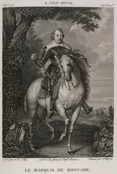 Denis-Sébastien Leroy, Antoine-Claude-François Villerey och Jean Duplessis-Bertaux - Markisen av Moncade, efter Antoine van Dyck - 1802-1815 av Denis Sebastien Leroy