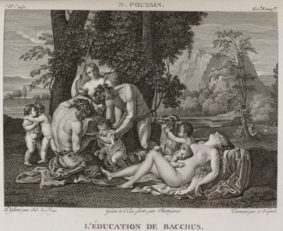 Denis-Sébastien Leroy, Chataigner och Niquet - Bacchus utbildning, efter Nicolas Poussin - 1802-1815 av Denis Sebastien Leroy