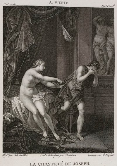 Denis-Sébastien Leroy, Chataigner och Niquet - Josefs kyskhet, efter Adriaen van der Werff - 1802-1815 av Denis Sebastien Leroy