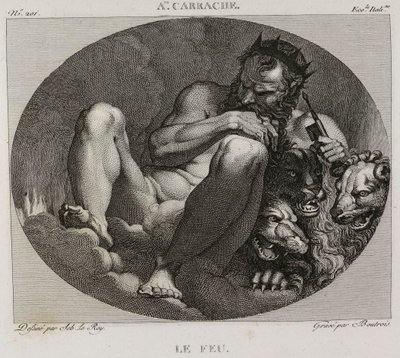 Denis-Sébastien Leroy et Boutrois - Eld, efter Annibale Carrache - 1802-1815 av Denis Sebastien Leroy