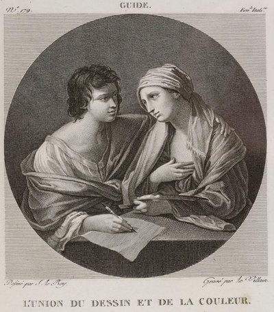Denis-Sébastien Leroy och Le Villain - Föreningen av teckning och färg, efter Guido Reni - 1802-1815 av Denis Sebastien Leroy