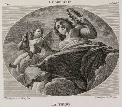 Denis-Sébastien Leroy et Le Villain - Jorden, efter Ludovico Carracci - 1802-1815 av Denis Sebastien Leroy