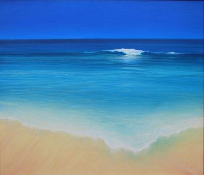 Incoming Wave, 2000 (Oil on Canvas) av Derek Hare